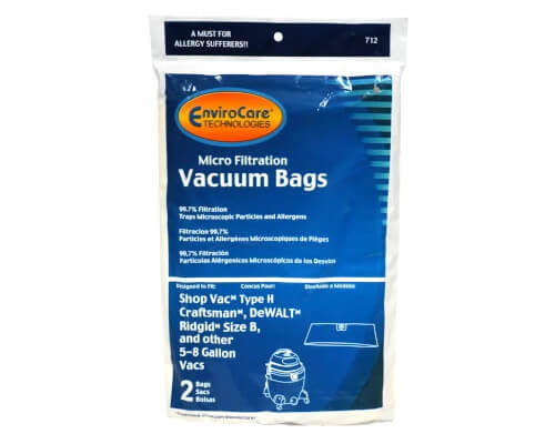 Shop Vac 90671 Type H Micro Filtration Bags - Click Image to Close